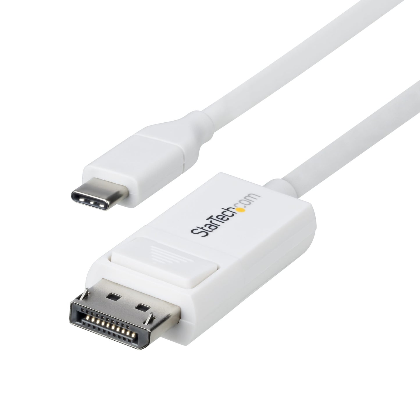 StarTech.com 6ft (2m) USB-C to DisplayPort 1.2 Cable, Bidirectional, 4K 60Hz, White
