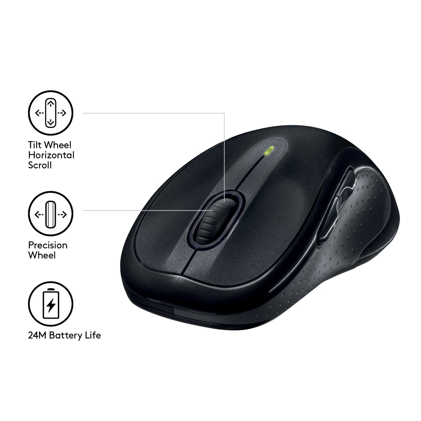 Logitech M510 Right-hand Wireless Mouse