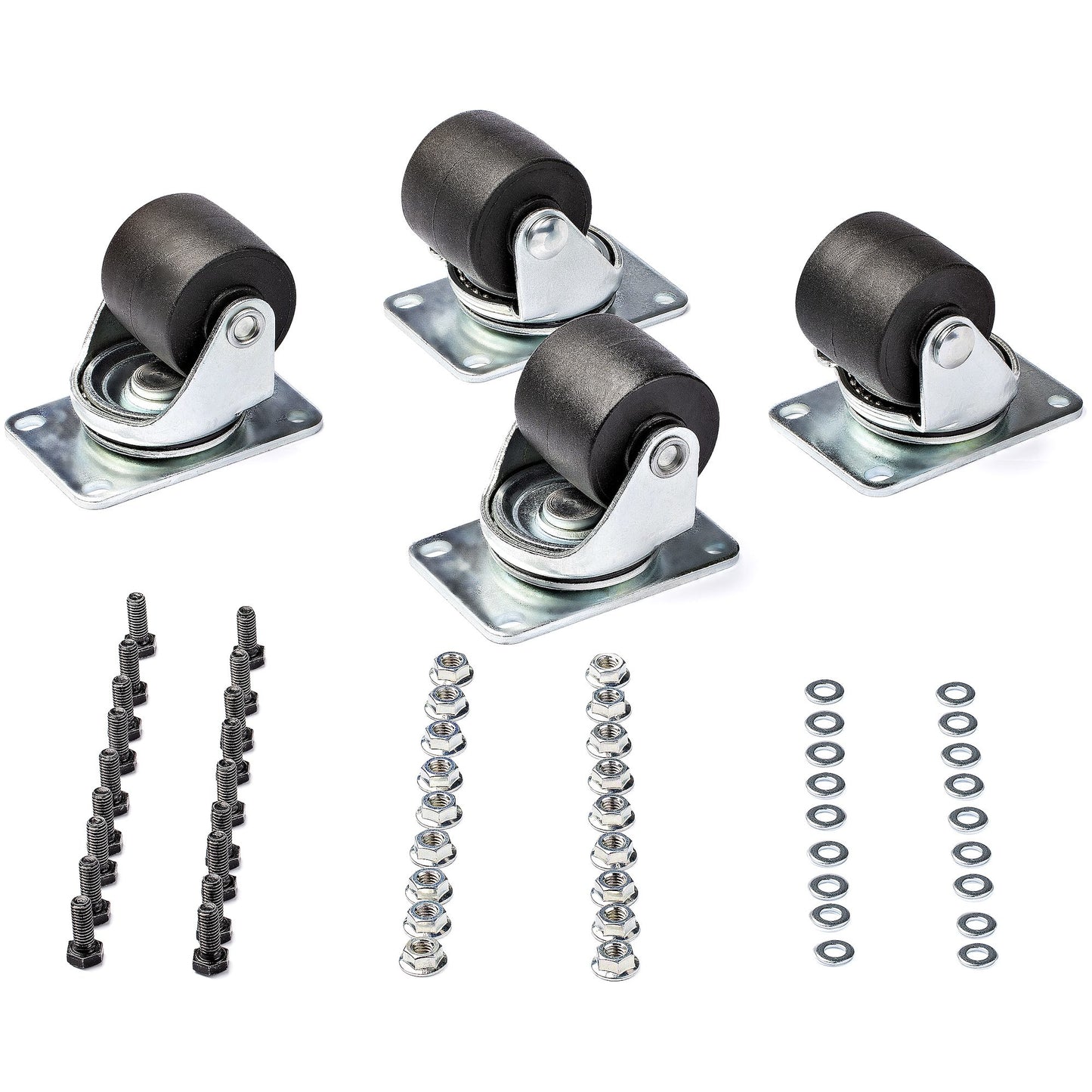 StarTech.com Heavy Duty Casters for Server Racks/Cabinets - Set of 4 Universal M6