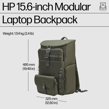 HP 15.6-inch Modular Laptop Backpack Laptop Bag