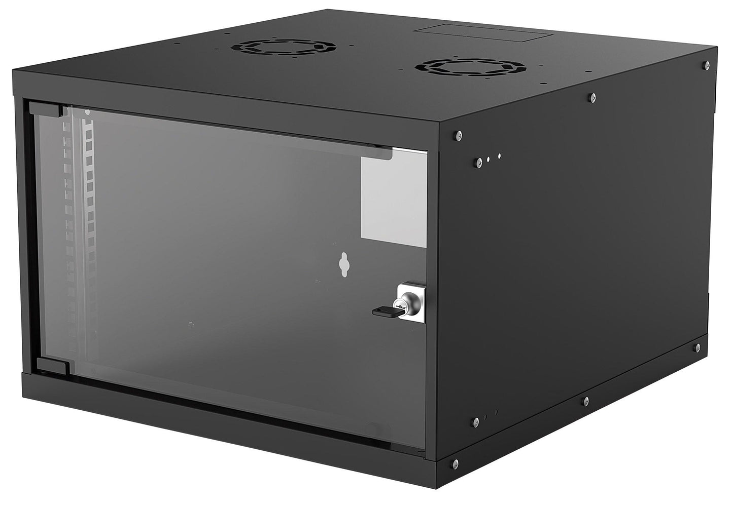 Intellinet 19" Network Cabinet - Wall Mount (Basic), 6U, 560mm Deep, Black Rack
