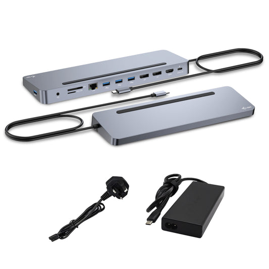 i-tec Metal Ergonomic 3x USB-C Docking Station 100W (O100WUK)