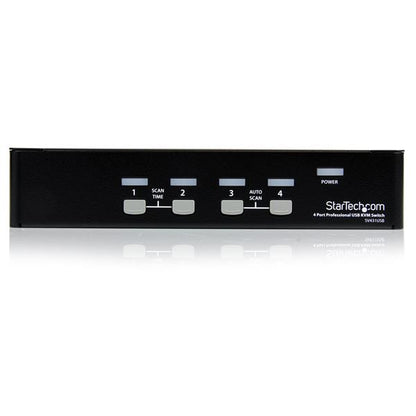 StarTech.com 4 Port Professional VGA USB KVM Switch with Hub - TAA