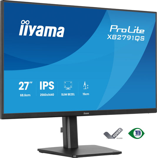 iiyama ProLite XB2791QS-B1 27" QHD IPS Monitor