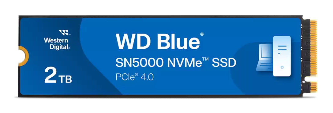 Western Digital Blue SN5000 2TB M.2 NVMe PCIe Gen4 SSD
