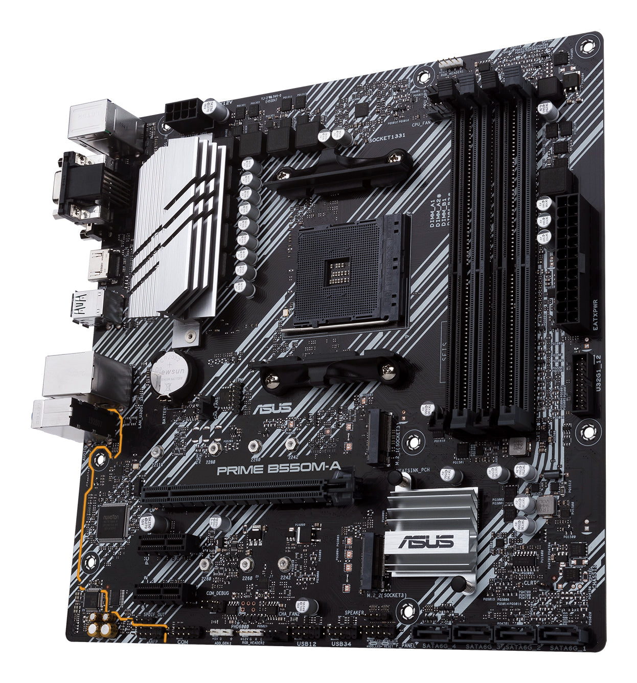 ASUS Prime B550M-A/CSM AMD B550 Socket AM4 micro ATX Motherboard