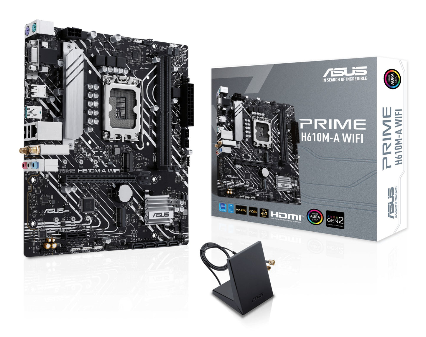 ASUS PRIME H610M-A WIFI Intel H610 LGA 1700 micro ATX Motherboard