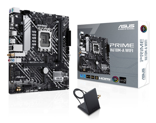 ASUS PRIME H610M-A WIFI Intel H610 LGA 1700 micro ATX Motherboard