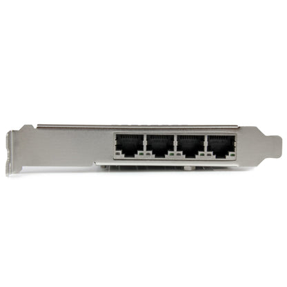 StarTech.com 4-Port Gigabit Ethernet Network Card - PCI Express, Intel I350 NIC Network Adapter