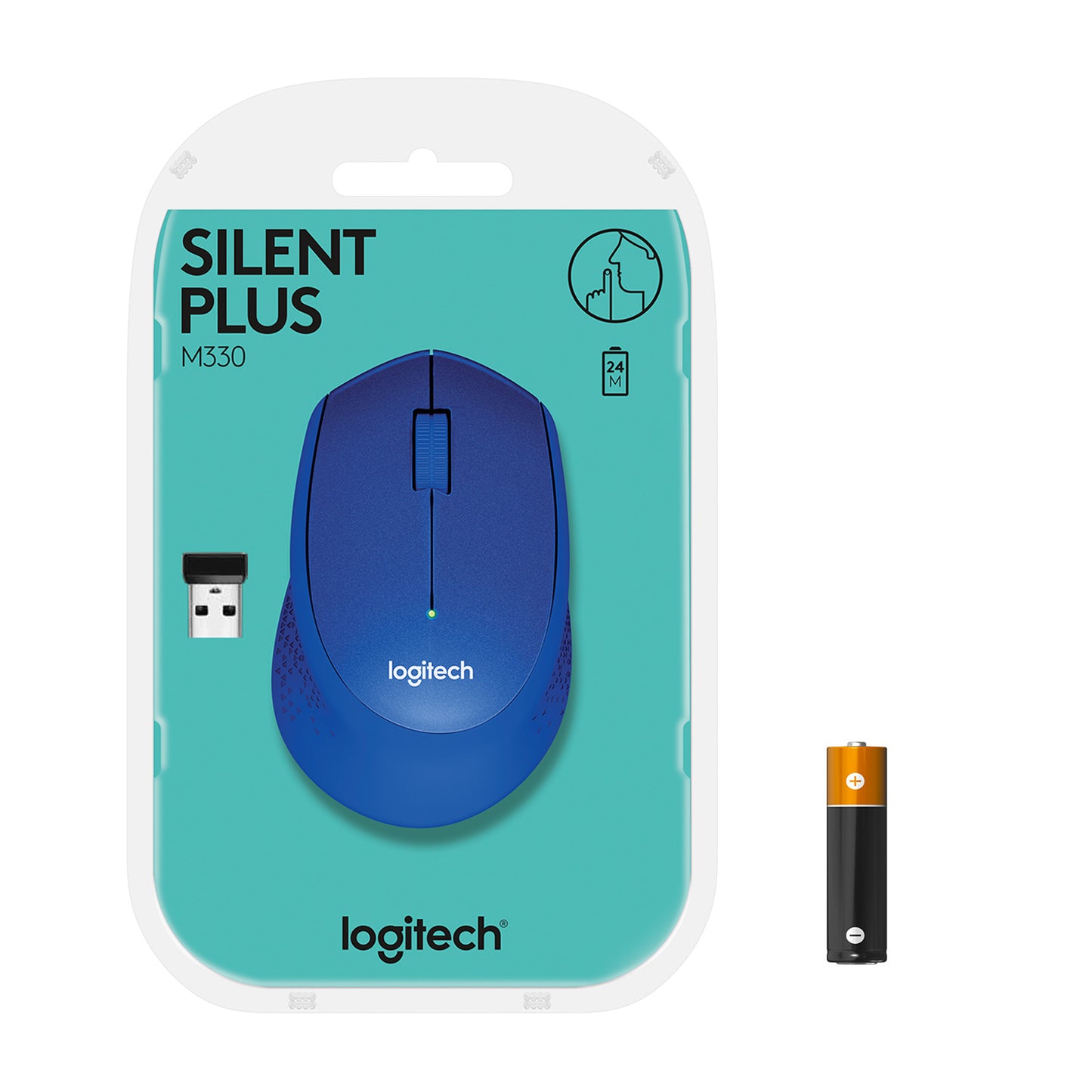 Logitech M330 PLUS Wired Mouse