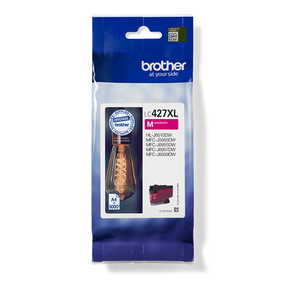Brother LC-427XLM Magenta Ink Cartridge (5K pages, Brother MFC-J 5955)