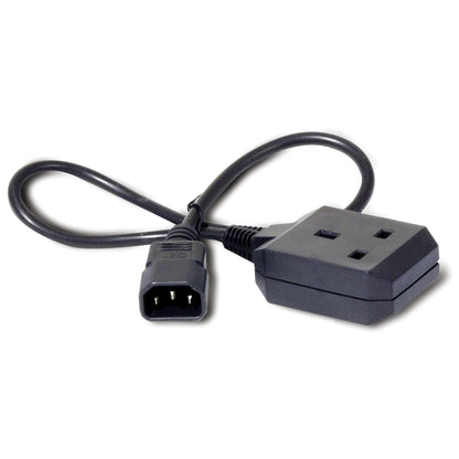 APC Power Cord, C14 to BS1363 (UK), 0.6m Cable