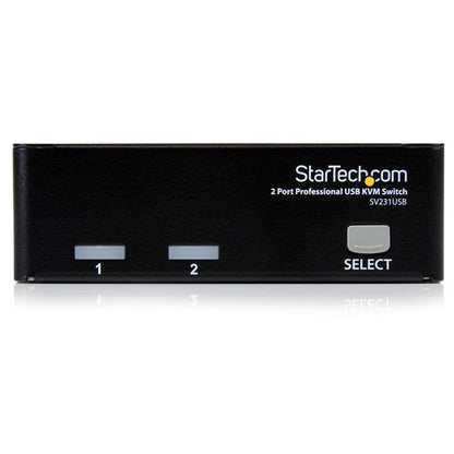 StarTech.com 2 Port Professional USB KVM Switch Kit with Cables - TAA