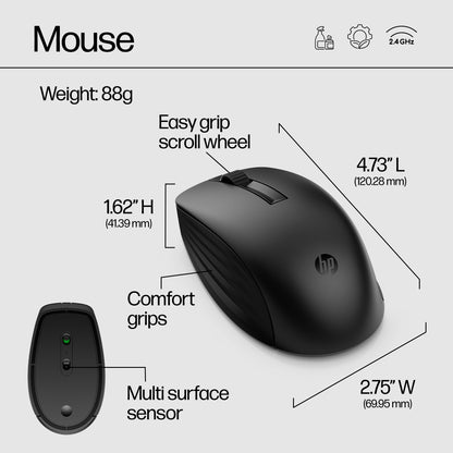 HP 650 Wireless Keyboard & Mouse Combo