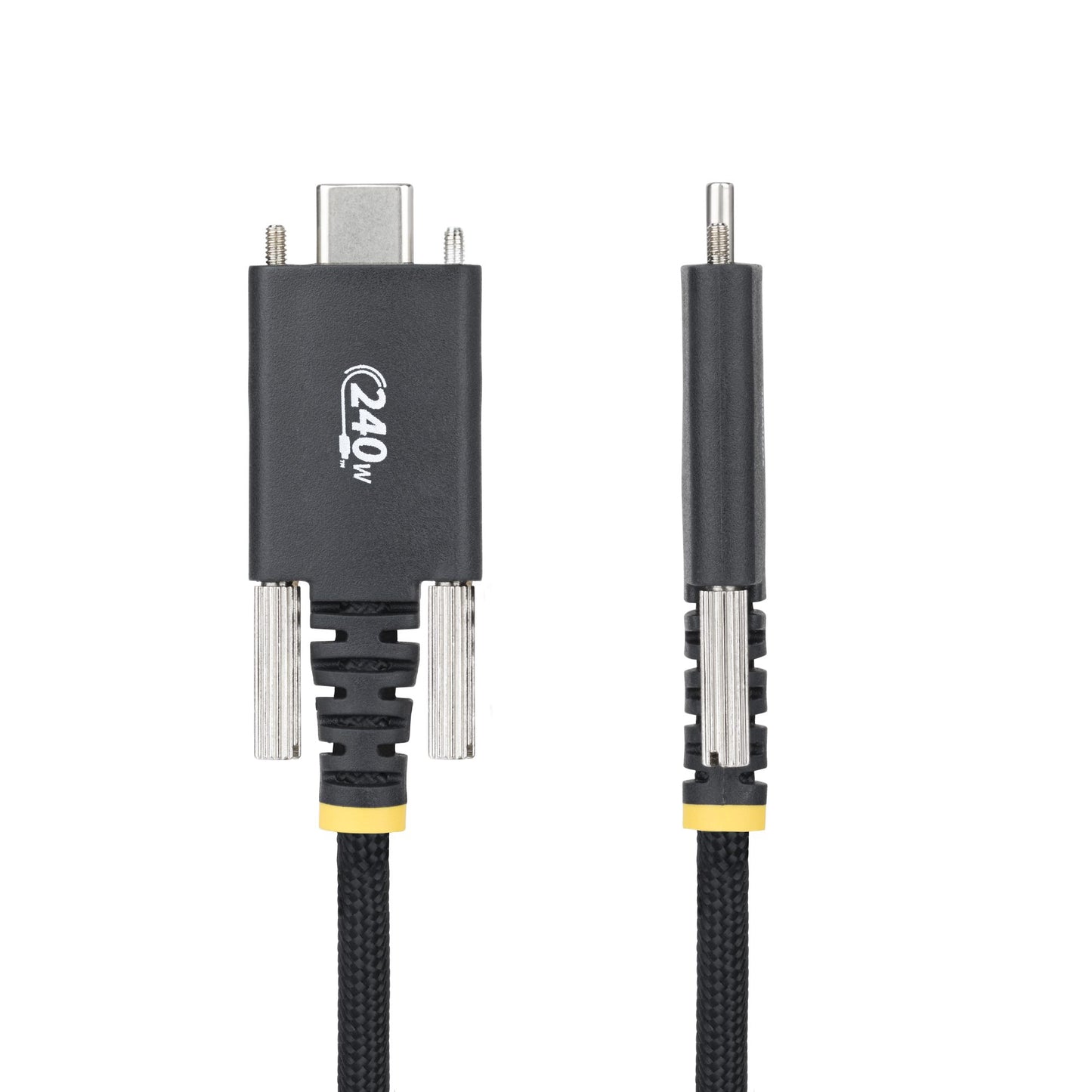 StarTech.com 10ft (3m) USB-C Charging Cable, Durable and Ultra-Flexible, Side Screw