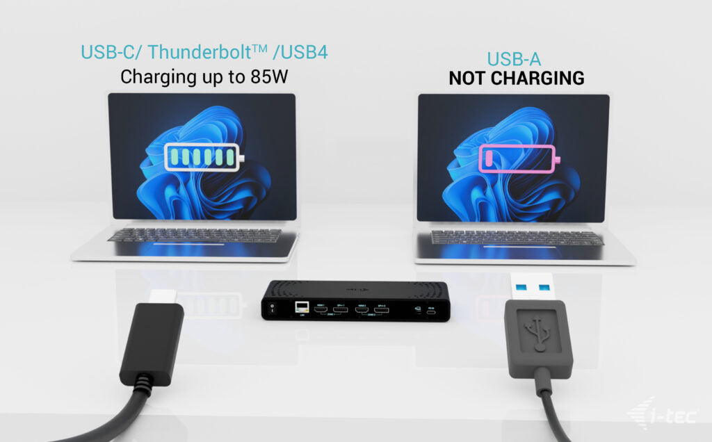 i-tec Universal Display + USB-C Docking Station 85W