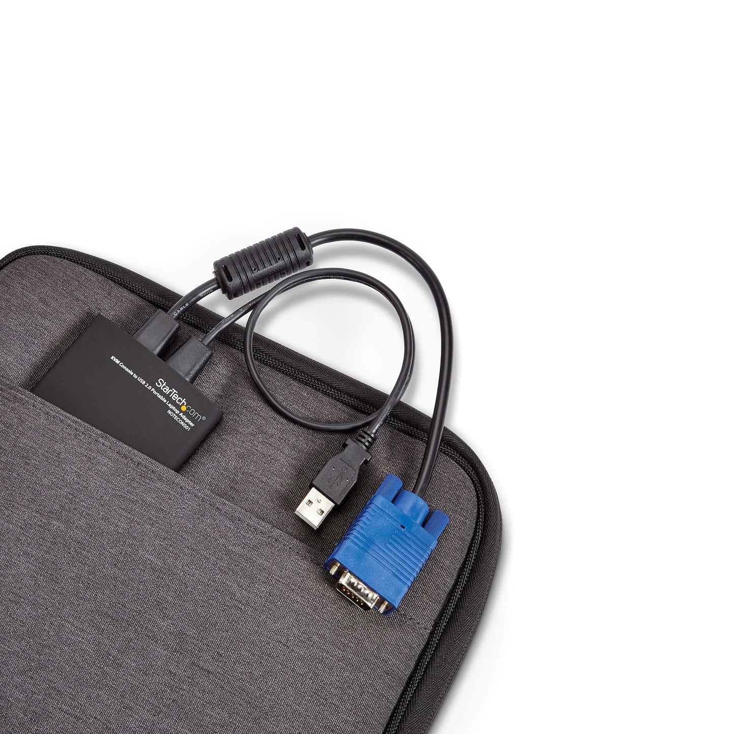 StarTech.com KVM Console to USB 2.0 Portable Laptop Crash Cart Adapter Cable