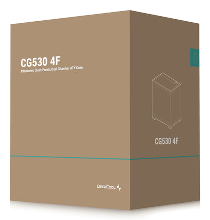 DeepCool CG530 4F Midi Tower Black PC Case