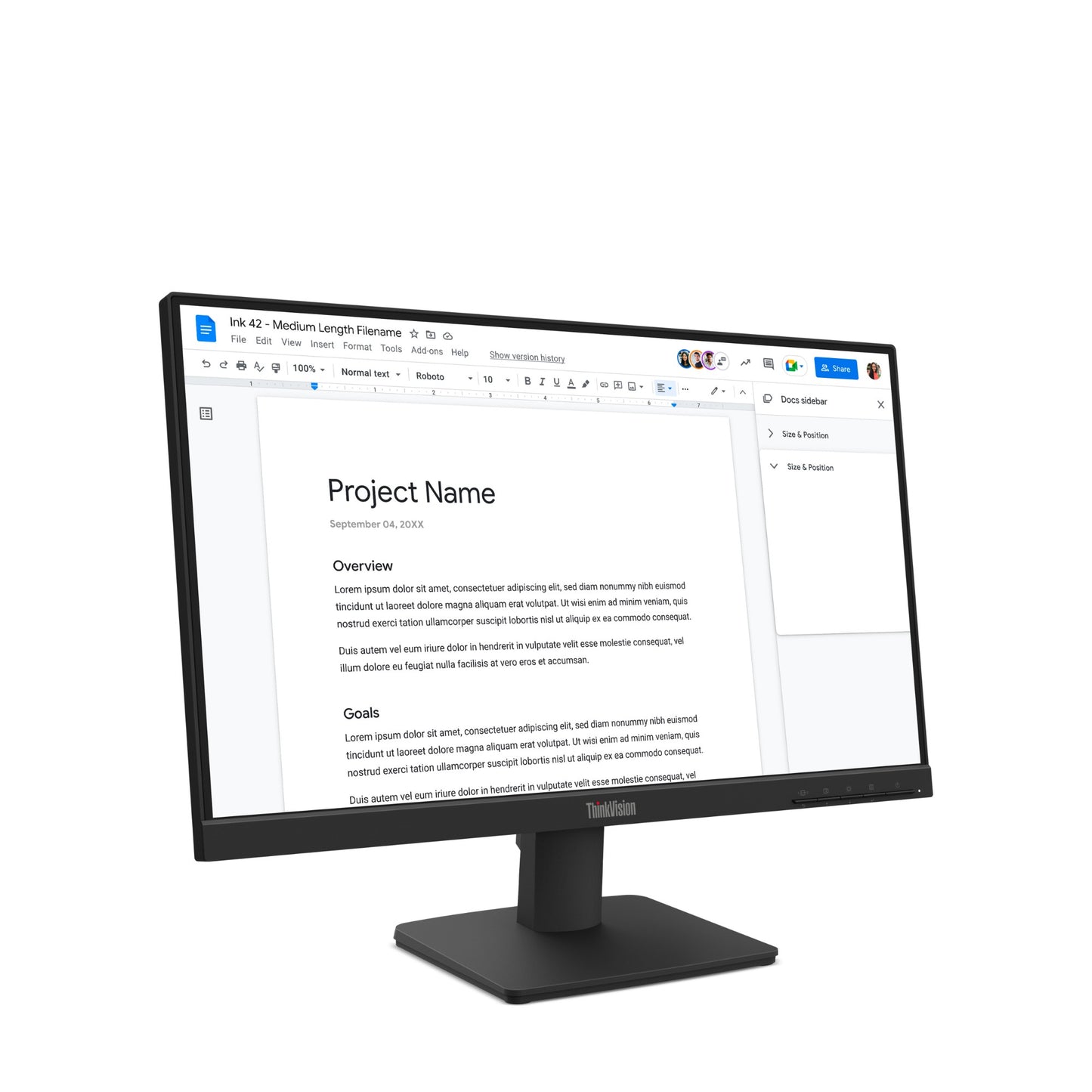 Lenovo ThinkVision S22-4e 21.5" Full HD IPS 100Hz Monitor