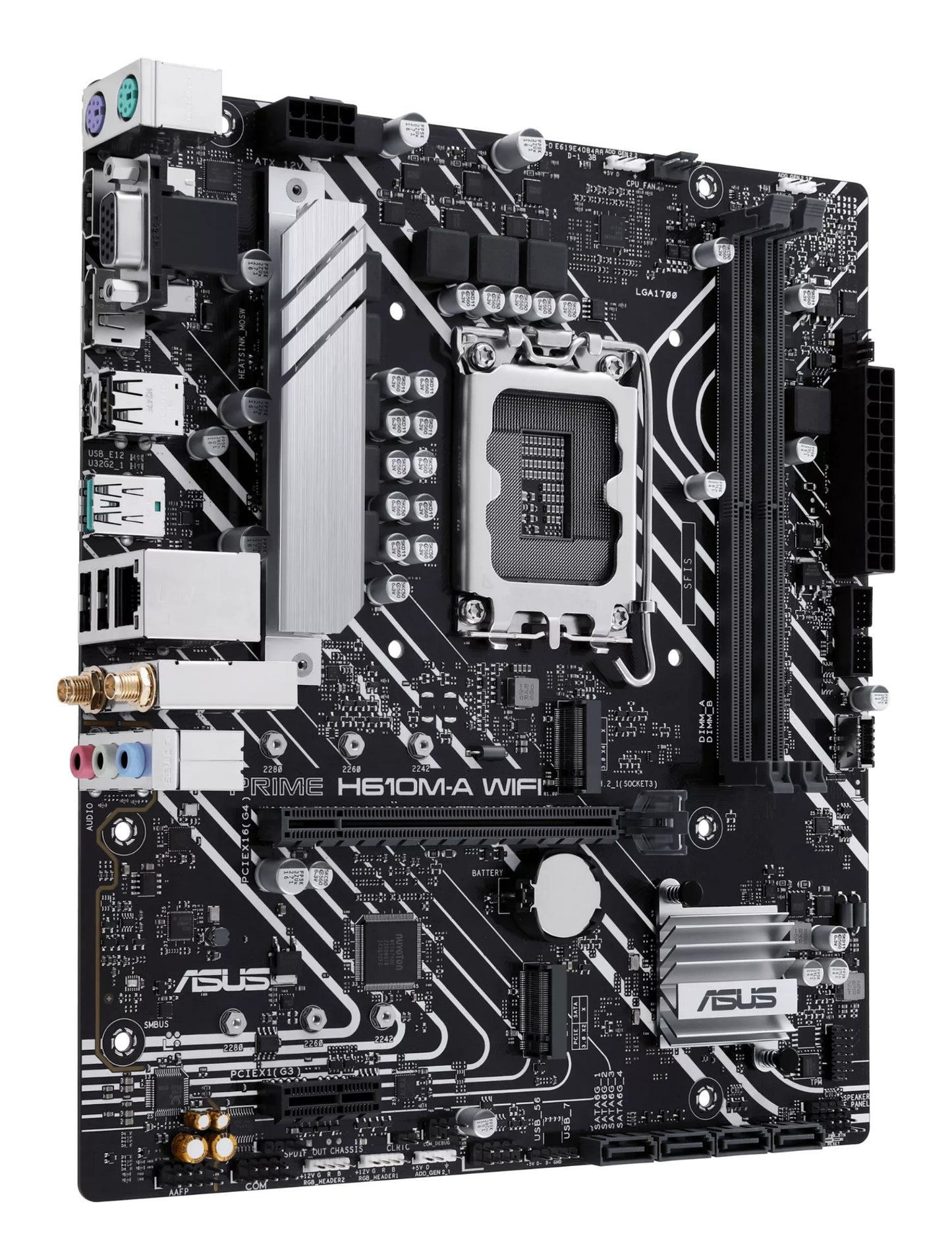 ASUS PRIME H610M-A WIFI Intel H610 LGA 1700 micro ATX Motherboard
