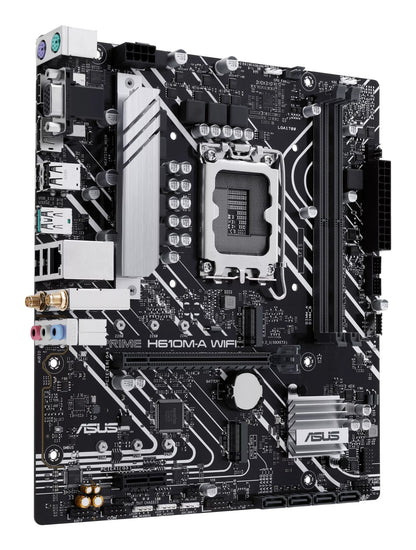 ASUS PRIME H610M-A WIFI Intel H610 LGA 1700 micro ATX Motherboard