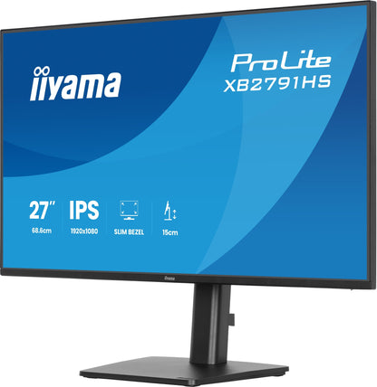 iiyama ProLite XB2791HS-B1 27" Full HD IPS 120Hz Monitor
