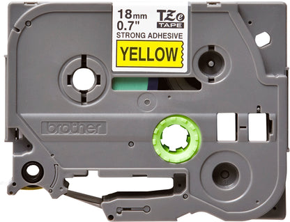 Brother TZE-S641 DirectLabel black on yellow extra strong Laminat 18mm x 8m for Labels