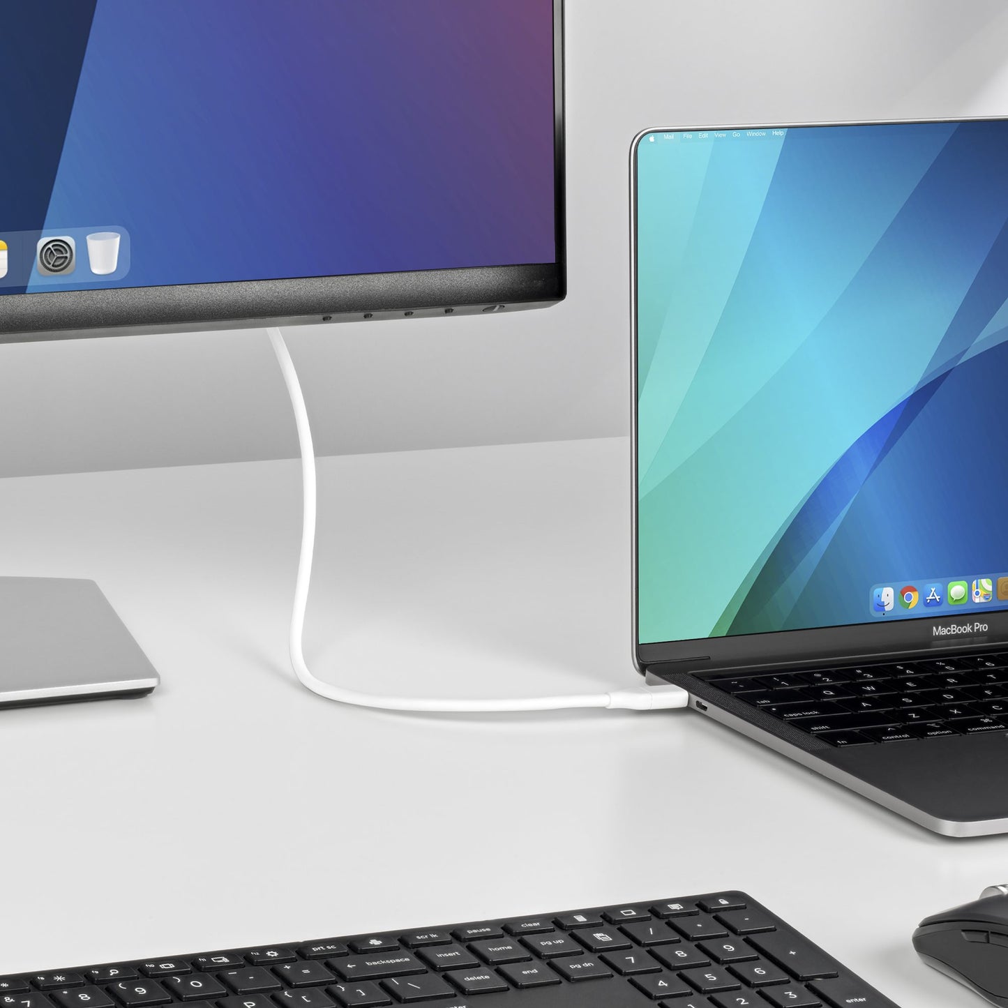 StarTech.com 6ft (2m) USB-C to DisplayPort 1.2 Cable, Bidirectional, 4K 60Hz, White