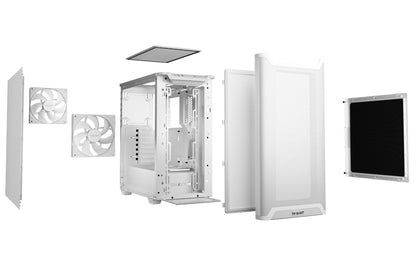 be quiet! PURE BASE 501 Airflow White Midi Tower PC Case