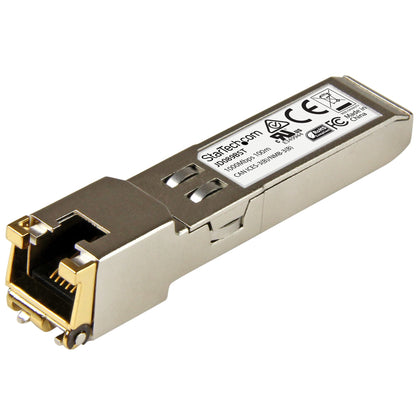 StarTech.com HPE JD089B Compatible SFP Module - 1000BASE-T - SFP to RJ45 Cat6/Cat5e - 1GE Gigabit Ethernet SFP - RJ-45 100m - HPE 5820AF, 12500, 5500 Networking