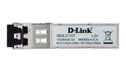 D-Link 1-port Mini-GBIC SFP to 1000BaseSX, 550m for all Networking