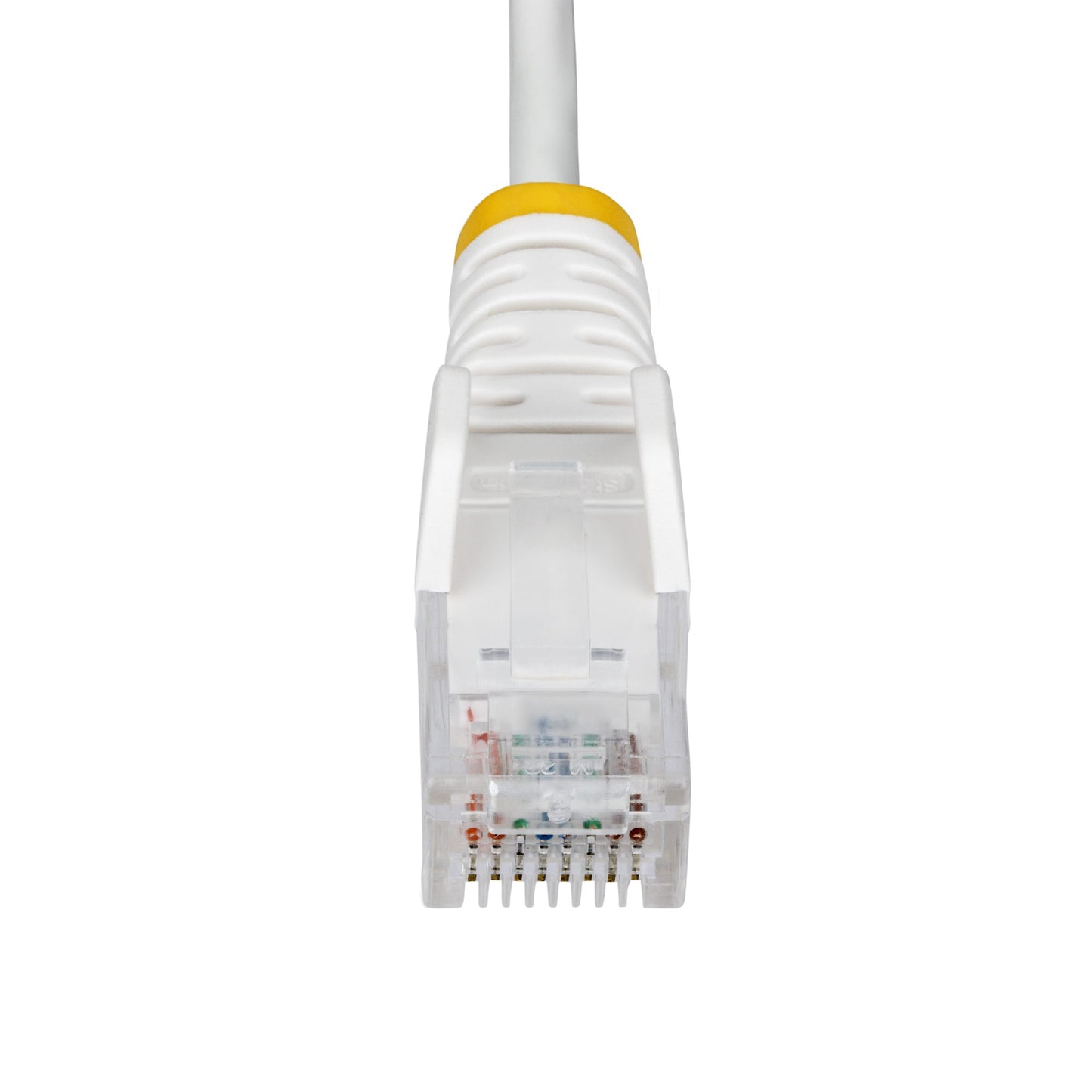 StarTech.com 15m White Slim CAT6 Ethernet Cable, Snagless, 100W PoE, UTP, LSZH