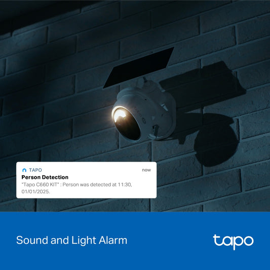 TP-LINK Tapo Solar-Powered Pan/Tilt Security Camera Kit