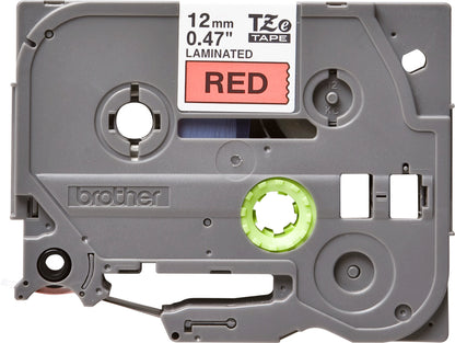 Brother TZE-431 DirectLabel black on red Laminat 12mm x 8m for Brother P-Touch TZ Labels