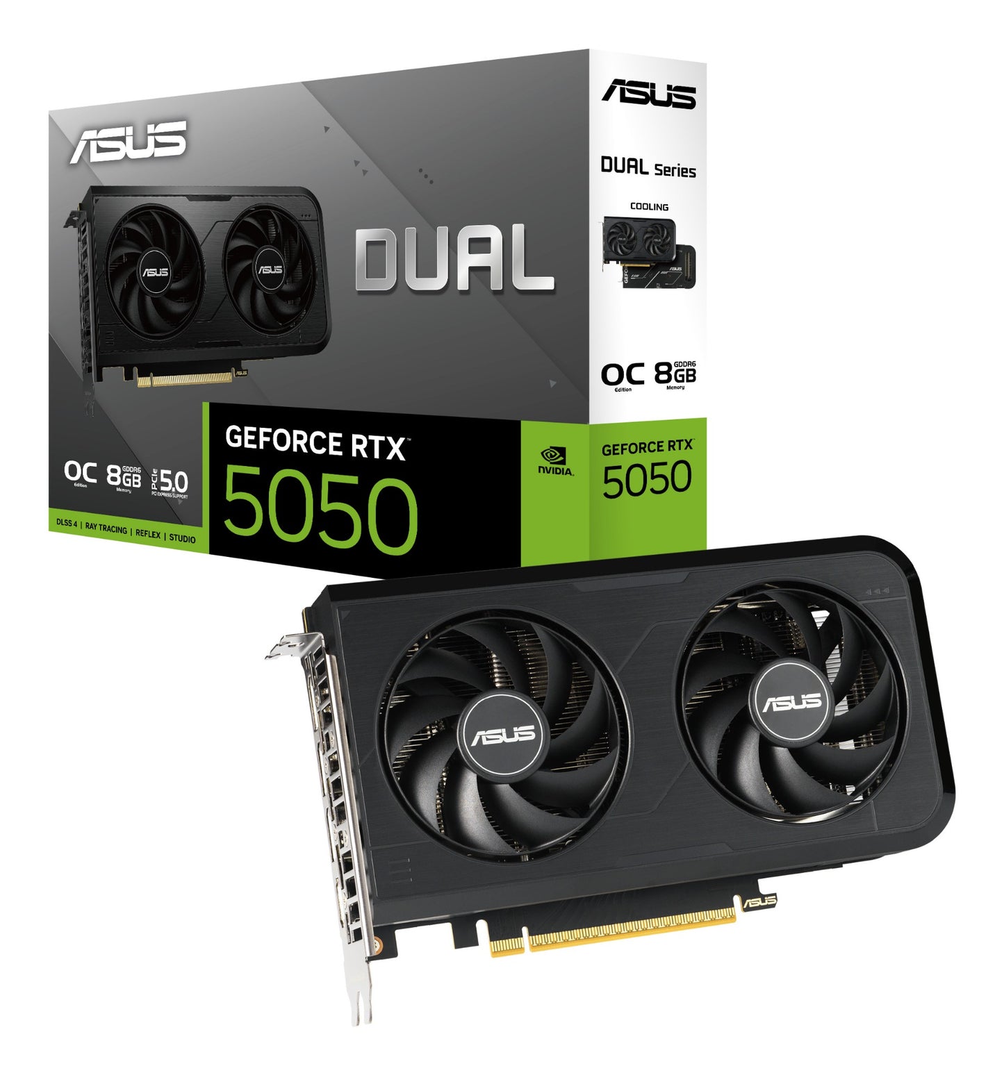ASUS Dual GeForce RTX 5050 8GB GDDR6 Graphics Card
