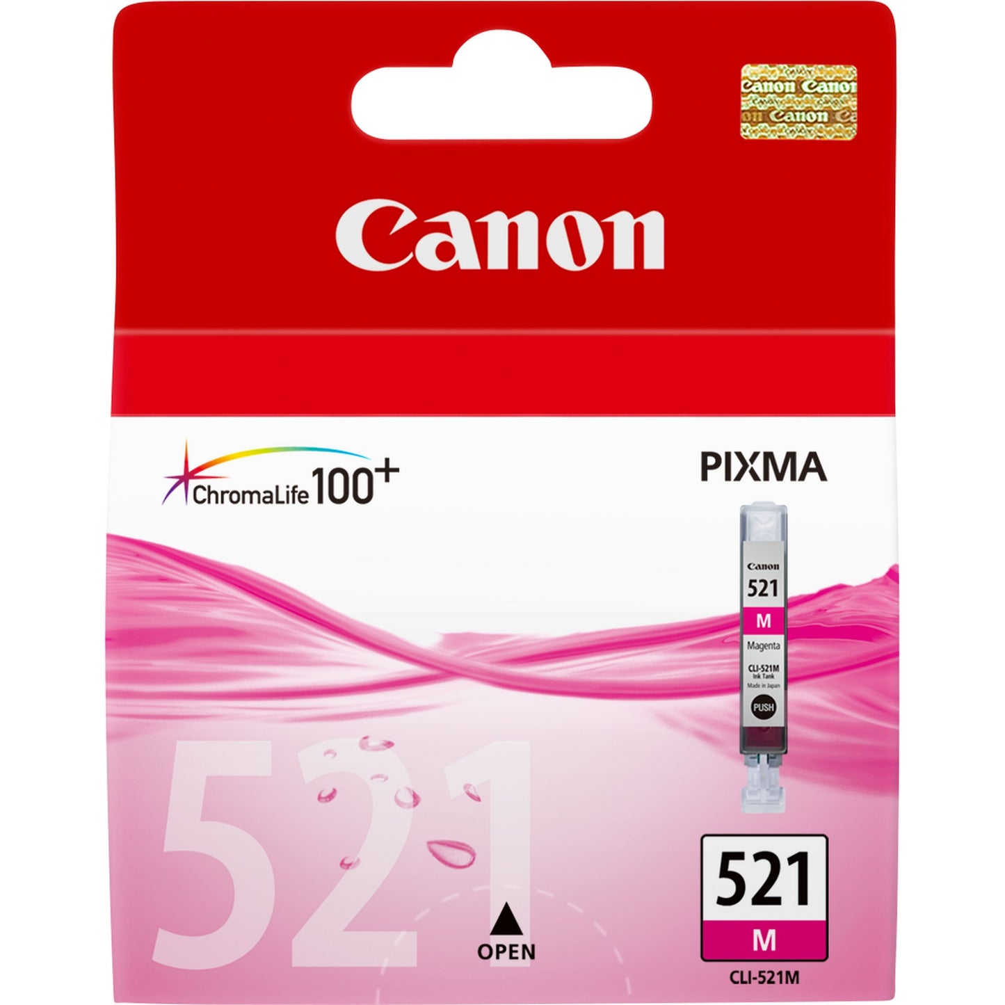 Canon 2935B001/CLI-521M Magenta Ink Cartridge (445 pages)
