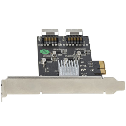 StarTech.com 8 Port SATA PCIe Card - PCI Express 6Gbps SATA Expansion Adapter Card Hub