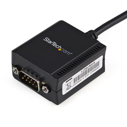 StarTech.com 6ft (1.8m) 1-Port FTDI USB to Serial RS232 Adapter Cable with COM