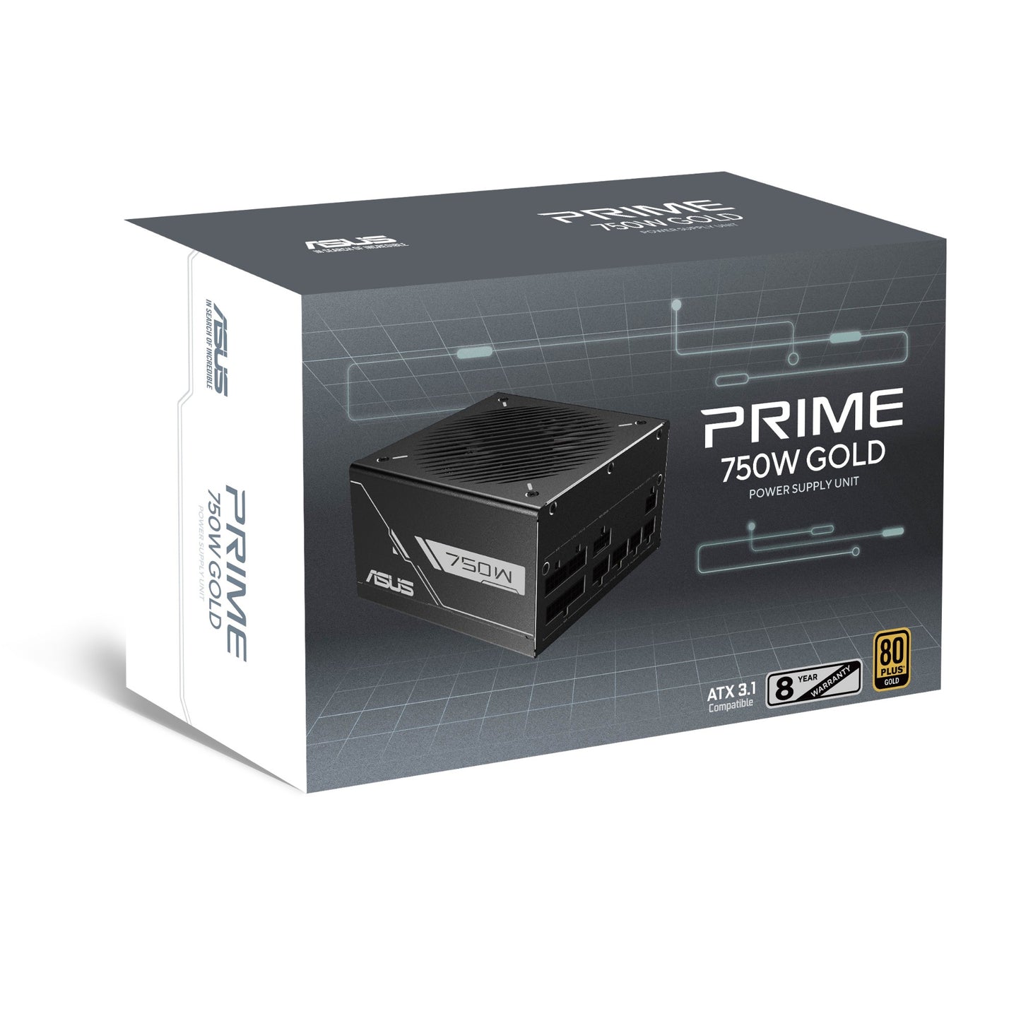 ASUS Prime -750G power supply unit 750 W 20+4 pin ATX ATX Black