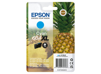 Epson C13T10H24010/604XL Cyan Ink Cartridge (350 pages, Epson XP 2200)