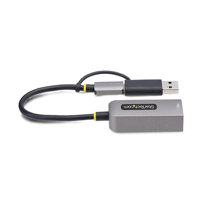 StarTech.com USB-C to Ethernet Adapter with USB-A Dongle, 10/100/1000Mbps, USB 3.0