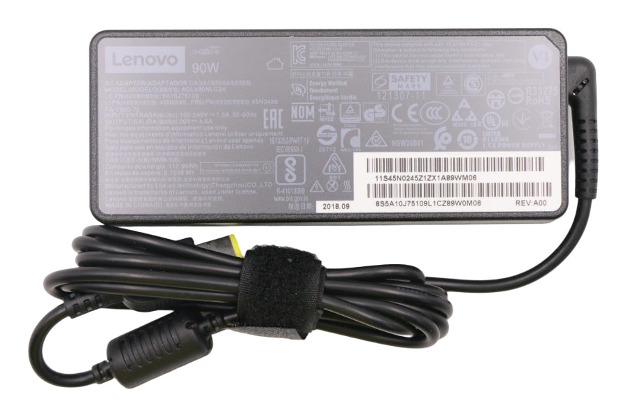 Lenovo 5A10J75109 power adapter/inverter Indoor 90 W Black Charger