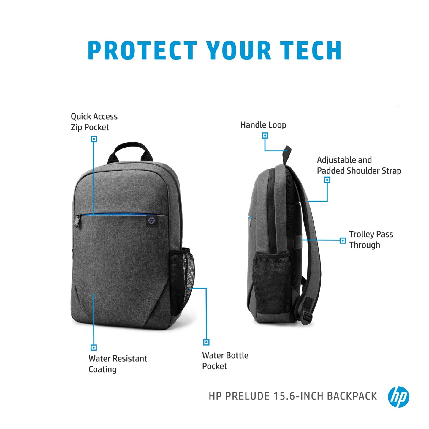 HP Prelude 15.6-inch Backpack Laptop Bag
