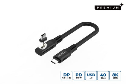 Microconnect MC-LS-USB4CC0.15-A USB cable USB4 Gen 3x2 0.15 m USB C 240 W Black