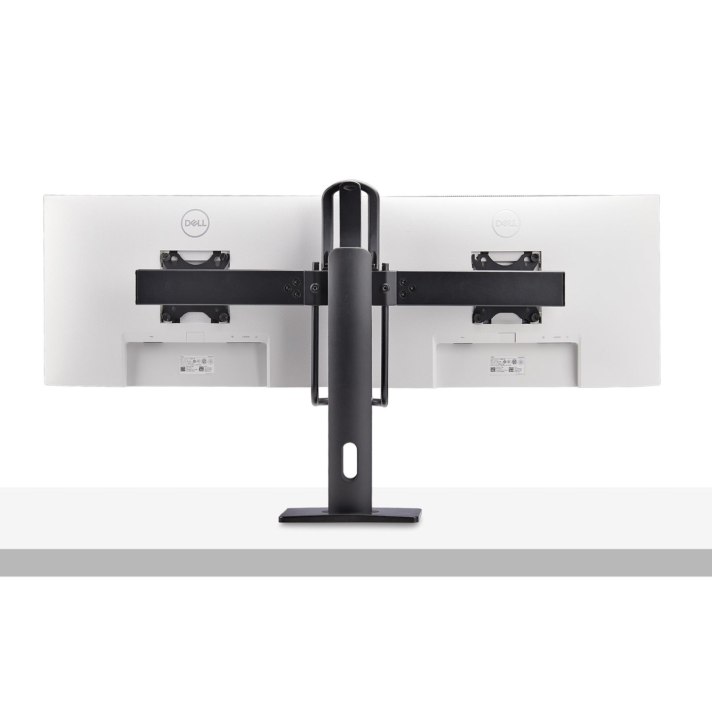 StarTech.com Crossbar Dual Monitor Desk Stand For Double 27-inch Screens, VESA Mount