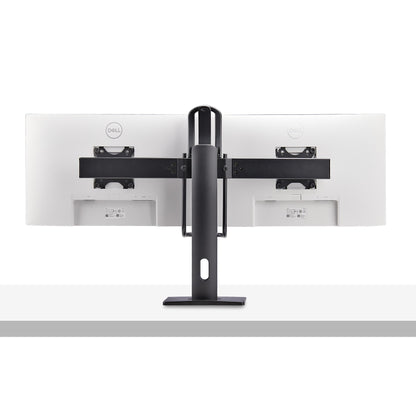 StarTech.com Crossbar Dual Monitor Desk Stand For Double 27-inch Screens, VESA Mount