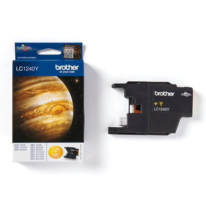 Brother LC-1240Y Yellow Ink Cartridge (600 pages)