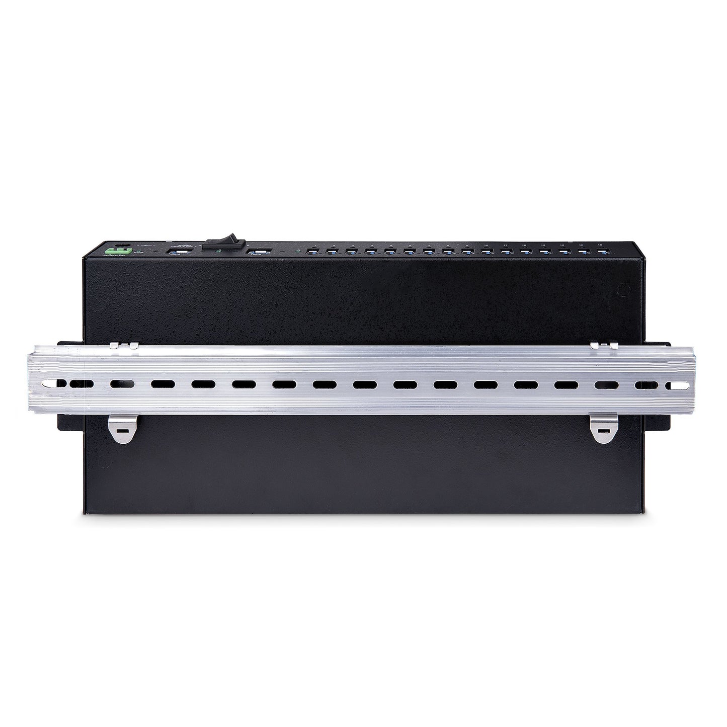 StarTech.com 16-Port Industrial USB 3.0 Hub 5Gbps, Metal, DIN/Surface/Rack