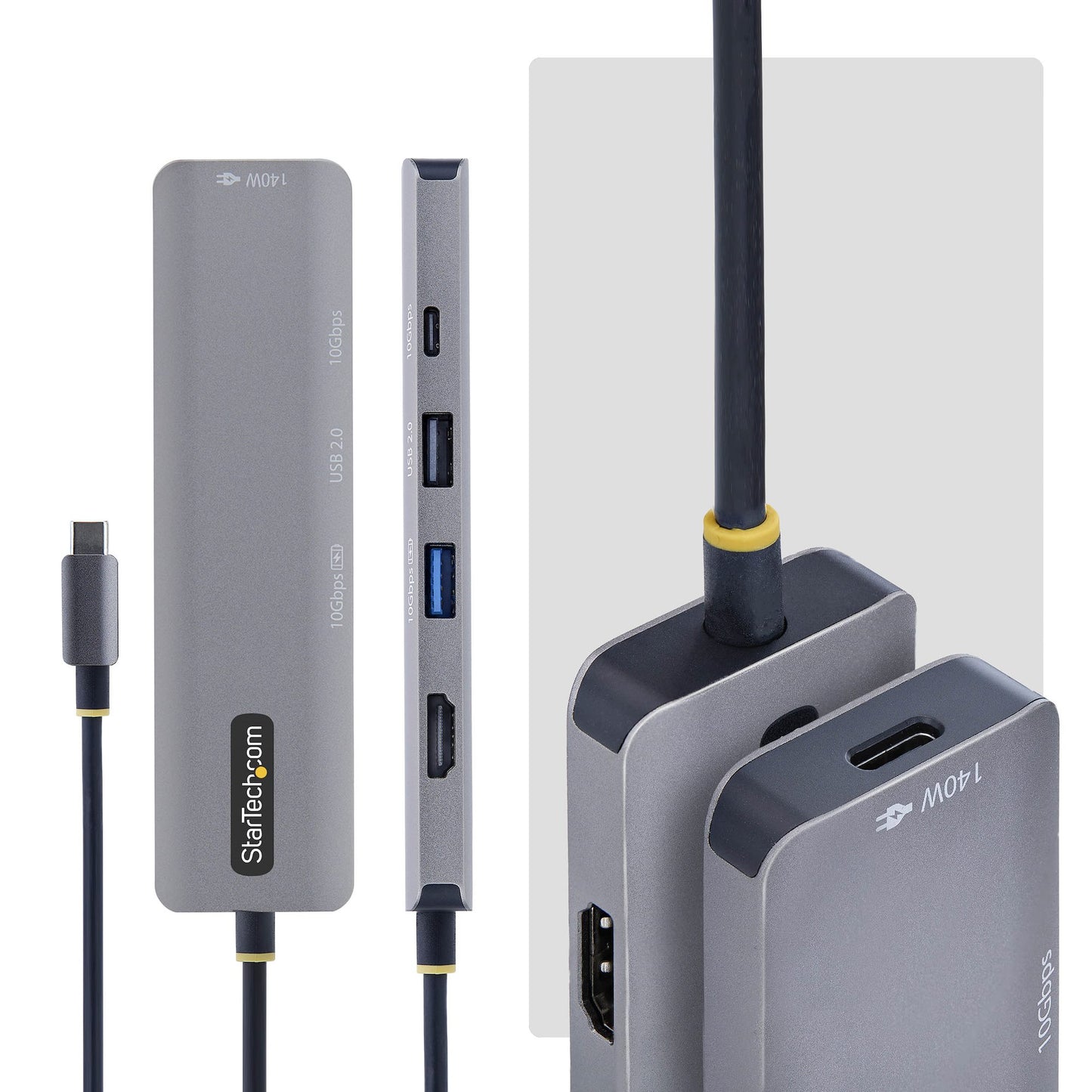 StarTech.com Multiport Adapter PD USB-C Docking Station 140W (164B)