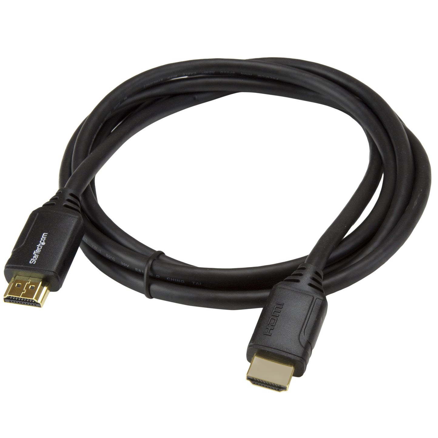 StarTech.com 6ft (2m) Premium Certified HDMI 2.0 Cable with Ethernet - High Speed
